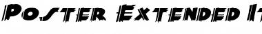 Download PosterExtended Italic Font Title Preview