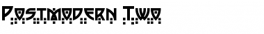 Download Postmodern Two Regular Font Title Preview