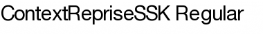 Download ContextRepriseSSK Regular Font Title Preview