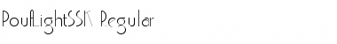 Download PoufLightSSK Regular Font Title Preview
