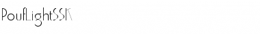 Download PoufLightSSK Regular Font Title Preview
