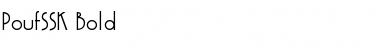 Download PoufSSK Bold Font Title Preview