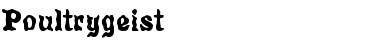 Download Poultrygeist Regular Font Title Preview