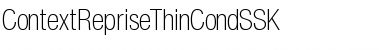 Download ContextRepriseThinCondSSK Regular Font Title Preview