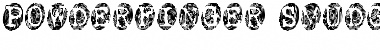 Download Powderfinger Smudged Regular Font Title Preview
