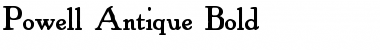 Download Powell Antique Bold Font Title Preview