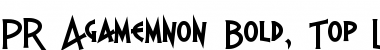Download PR Agamemnon Bold, Top Lining Font Title Preview