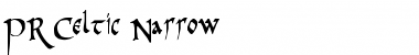 Download PR Celtic Narrow Normal Font Title Preview