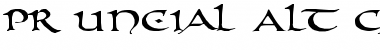 Download PR Uncial Alt Caps 2 Normal Font Title Preview