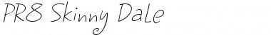 Download PR8 Skinny Dale Regular Font Title Preview