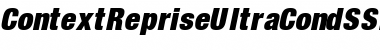 Download ContextRepriseUltraCondSSK Italic Font Title Preview