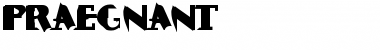 Download Praegnant Regular Font Title Preview