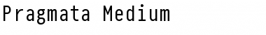 Download Pragmata Medium Font Title Preview