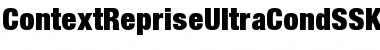 Download ContextRepriseUltraCondSSK Regular Font Title Preview