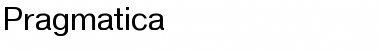 Download Pragmatica Regular Font Title Preview