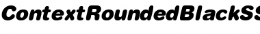 Download ContextRoundedBlackSSK Italic Font Title Preview