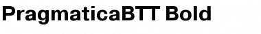 Download PragmaticaBTT Bold Font Title Preview
