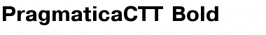 Download PragmaticaCTT Bold Font Title Preview