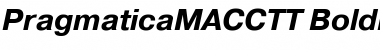 Download PragmaticaMACCTT BoldItalic Font Title Preview
