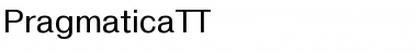 Download PragmaticaTT Regular Font Title Preview