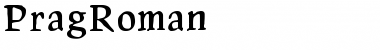 Download PragRoman Regular Font Title Preview