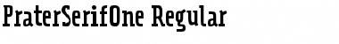 Download PraterSerifOne-Regular Regular Font