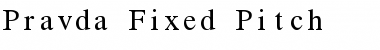 Download Pravda Fixed Pitch Regular Font Title Preview