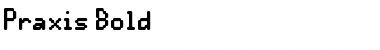 Download Praxis Bold Font Title Preview
