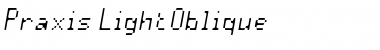 Download Praxis Light Italic Font Title Preview