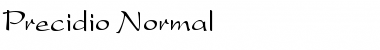 Download Precidio Normal Font Title Preview
