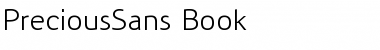 Download PreciousSans Regular Font Title Preview