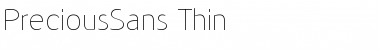 Download PreciousSans Regular Font Title Preview