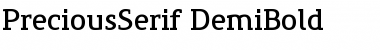Download PreciousSerif Bold Font Title Preview