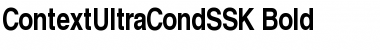 Download ContextUltraCondSSK Bold Font Title Preview