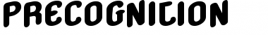 Download Precognition Regular Font Title Preview