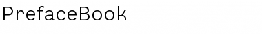 Download PrefaceBook Regular Font Title Preview