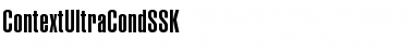 Download ContextUltraCondSSK Regular Font Title Preview