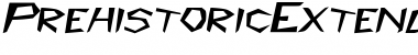 Download PrehistoricExtended Italic Font Title Preview