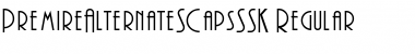 Download PremireAlternateSCapsSSK Regular Font Title Preview