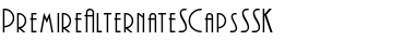 Download PremireAlternateSCapsSSK Regular Font Title Preview