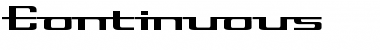 Download Continuous Regular Font Title Preview