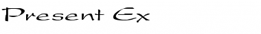 Download Present Ex Regular Font Title Preview