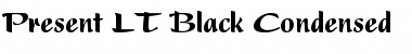 Download Present LT BlackCondensed Regular Font Title Preview