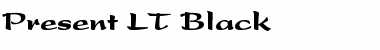 Download Present LT Black Regular Font Title Preview