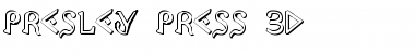 Download Presley Press 3D 3D Font Title Preview