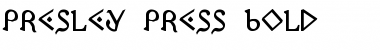 Download Presley Press Bold Bold Font Title Preview