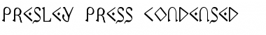 Download Presley Press Condensed Condensed Font Title Preview