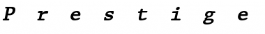 Download Prestige Bold Italic Font Title Preview