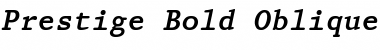 Download Prestige Bold Italic Font Title Preview