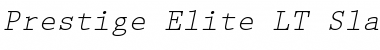 Download Prestige LT Elite Italic Font Title Preview